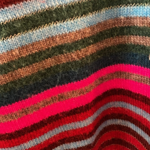 Lane Bryant Shimmer Striped Hoodie Sweater - Picture 5 of 8